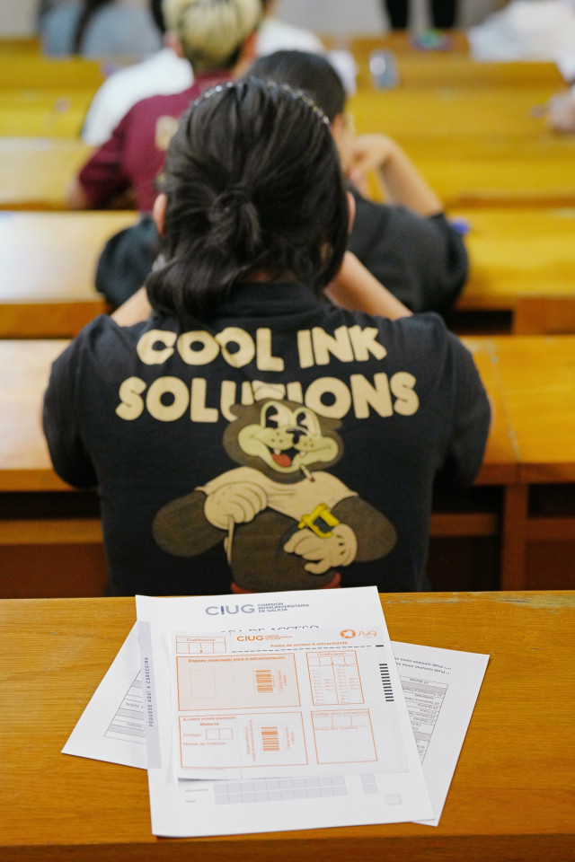 Prueba de la PAU en Galicia