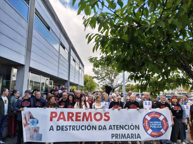 Concentración en Viveiro, a 5 de junio de 2025.