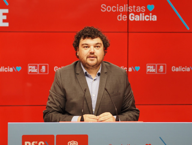 El portavoz de la Ejecutiva del PSdeG, Julio Torrado.