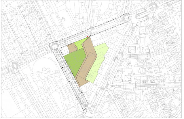 Plano del antiguo colegio Peleteiro