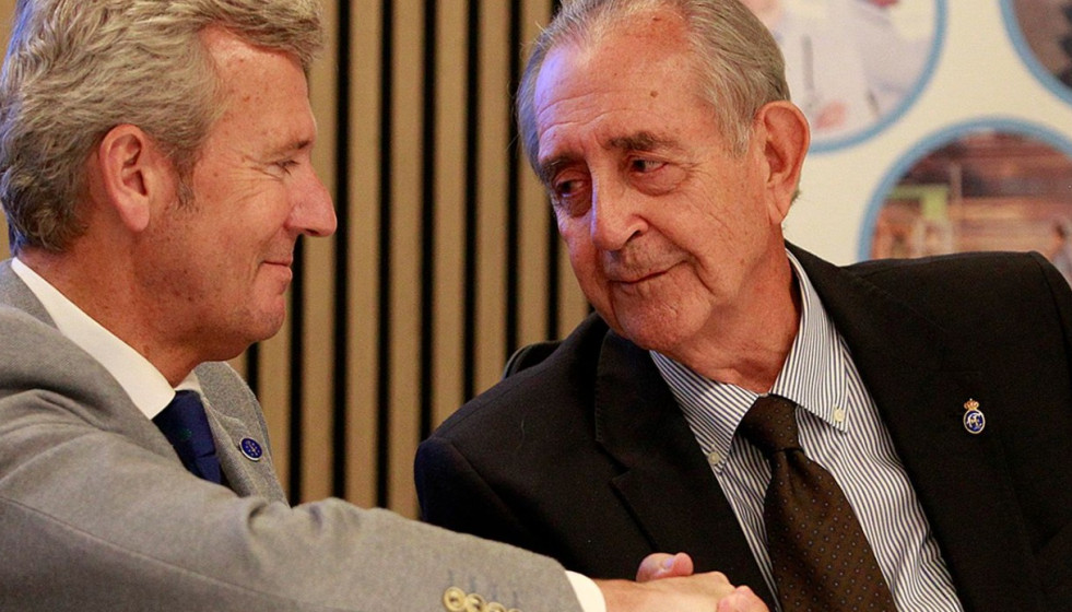 Rueda en la inaguración de la sede de Ibermutua en A Coruña