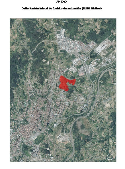 Zona de Mallou que irá para vivienda protegida