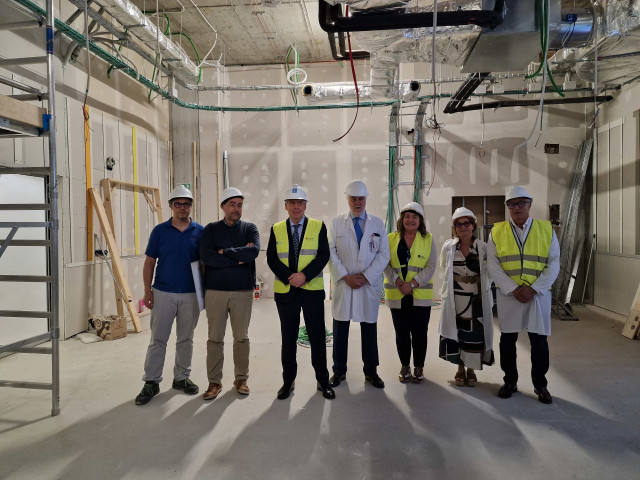 Gómez Caamaño en su visita a Vigo.