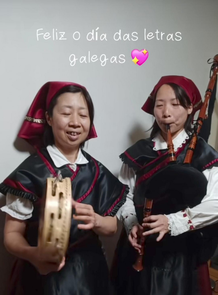 (VÍDEOS) Muiñeira de Japón: una asiática lleva su amor por Galicia hasta el país del sol naciente