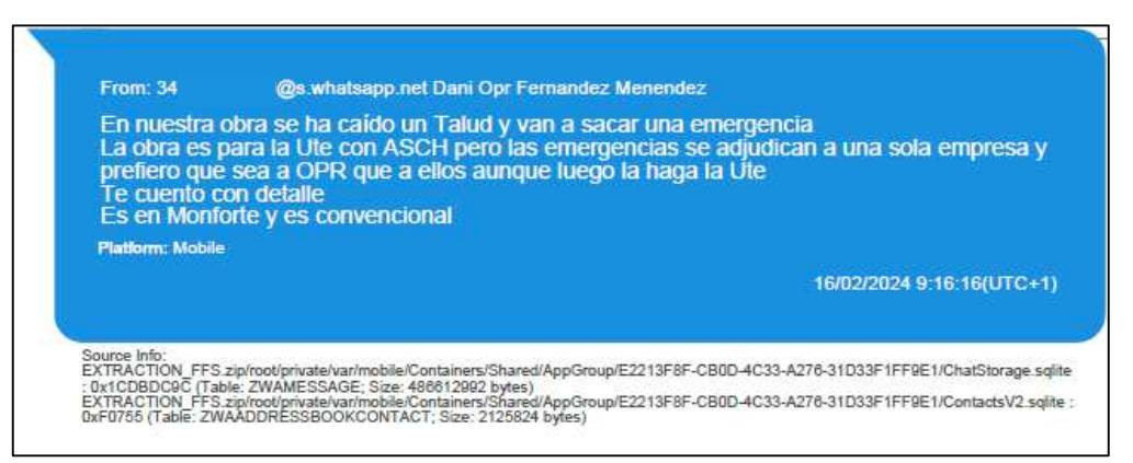 Whatsapp de un directivo a OPR pidéndole que una obra en Monforte sea para su empresa2