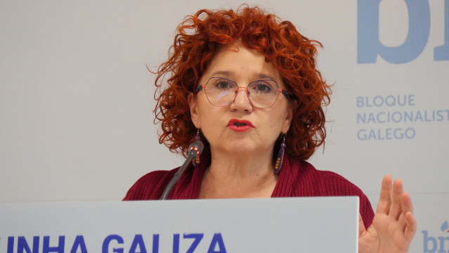 La portavoz de Sanidade del BNG en el Parlamento, Montse Prado