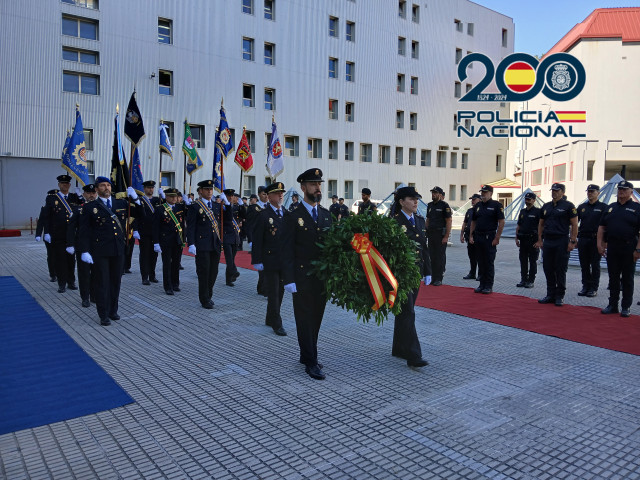 Conmemoración del Día de las Víctimas del Terrorismo en la Comisaría de Lonzas (A Coruña), a 16 de junio de 2025.