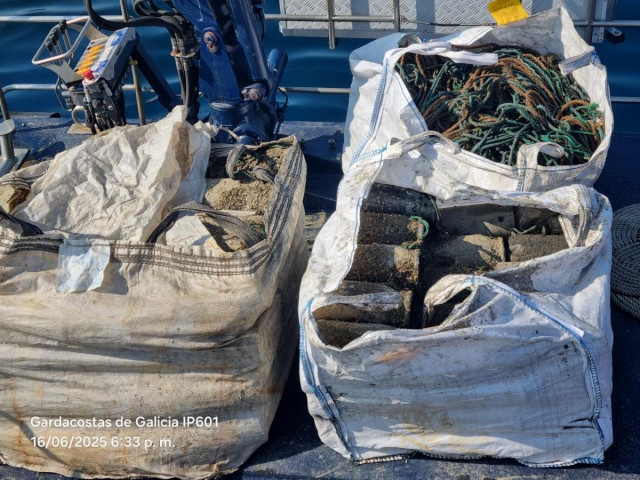 Nasas de pulpo incautado