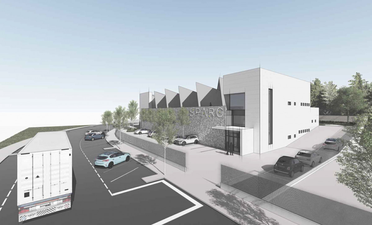 Archivo - Boceto de la nueva fábrica de Sparc en Vigo