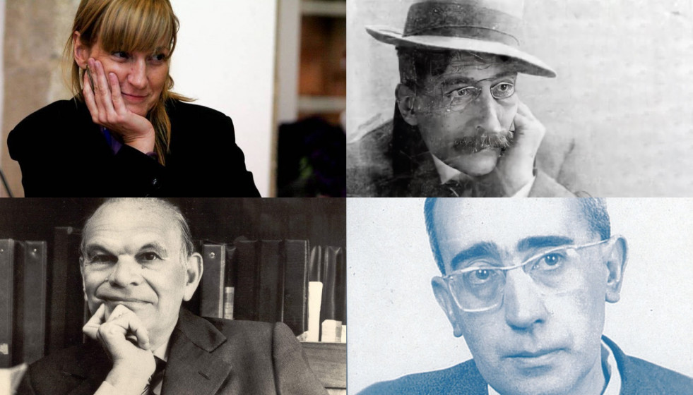 Antón Tovar, Begoña Caamaño, Enrique Labarta Pose y Miguel González Garcés, candidatos para el Día das Letras 2026