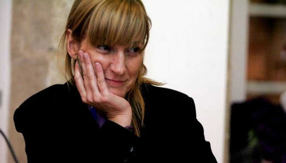 Lana periodista y escritora Begoña Caamaño (Vigo, 1964 - Santiago de Compostela, 2014).