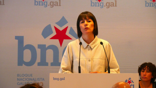 La portavoz nacional del BNG, Ana Pontón