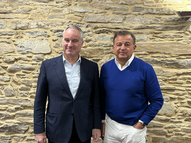 Archivo - El presidente de Cointega, Javier Guerra, y el secretario general, Alberto Rocha