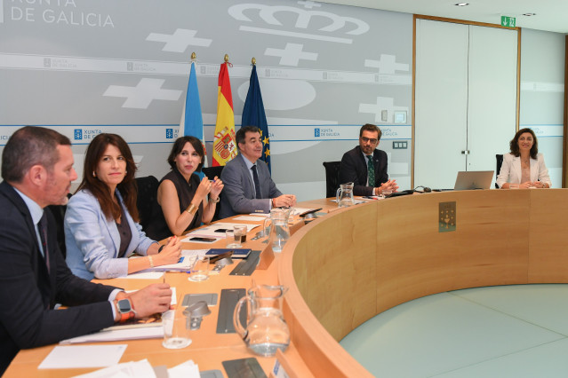 Consello de la Xunta presidido por Diego Calvo, el 23 de junio de 2025.