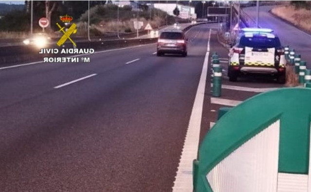 Un vehículo de la Guardia Civil de Tráfico.