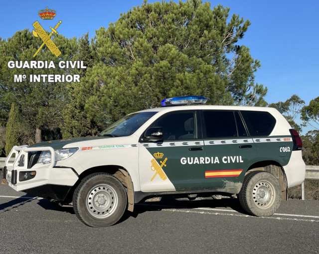 Archivo - Coche de la Guardia Civil.