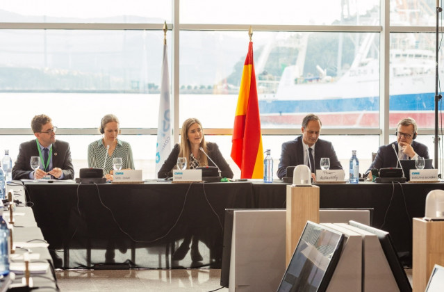 Reunión ministerial del convenio OSPAR, presidida por la ministra para la Transición Ecológica, Sara Aagesen, en Vigo.