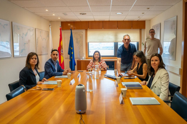 La conselleira del Mar, Marta Villaverde.