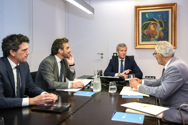 La Xunta de Galicia y el Ayuntamiento de Lugo reunidos, a 1 de julio de 2025.