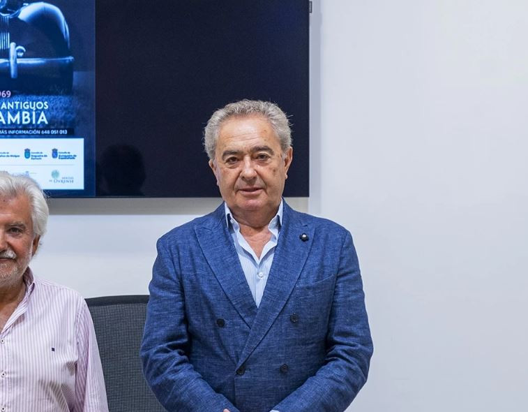 Josu00e9 Luis Gavilanes alcalde de Xunqueira de Ambu00eda en una foto de la Deputaciu00f3n de Ourense