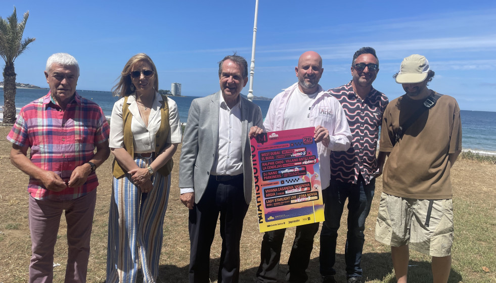 Presentación del cartel musical de O Marisquiño de 2025.