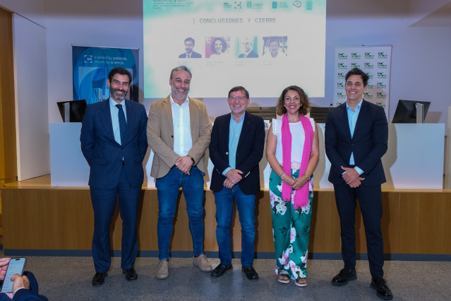 El xerente del Servizo Galego de Saúde (Sergas), José Ramón Parada, en el 'Foro Miastenia gravis: situación actual e retos futuros para a mellora asistencial en España'