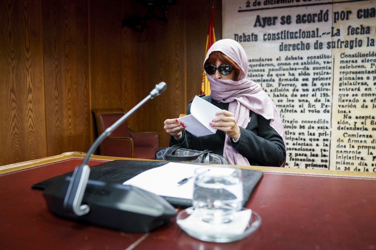 Archivo - La exmujer de Koldo García Patricia Úriz Iriarte comparece ante la Comisión de Investigación sobre el ‘caso Koldo’, en el Senado, a 10 de abril de 2025, en Madrid (España)