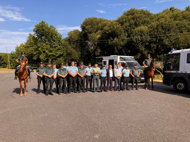 Presentación del despliegue de la Guardia Civil en el marco del Plan de Turismo Seguro.