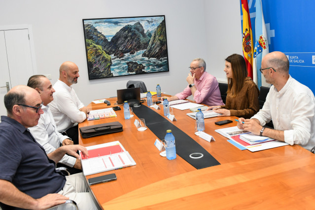 La conselleira do Medio Rural, María José Gómez, en la reunión de la Fundación Centro Tecnolóxico da Carne
