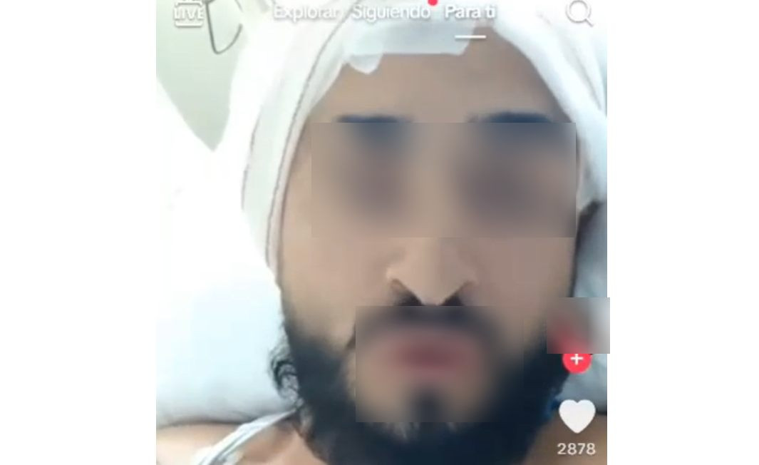 Captura del vu00eddeo difundido por uno de los heridos de la pelea entre clanes en Ribeira en Instagram