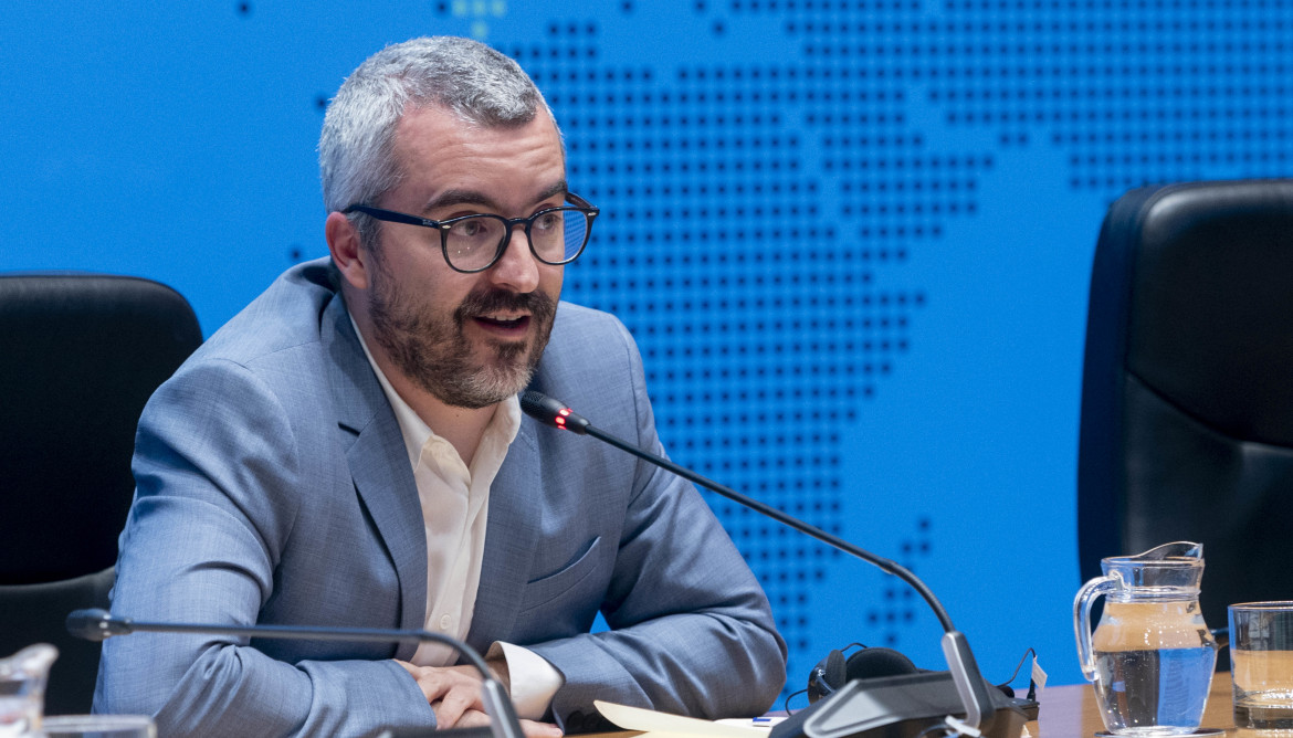 Archivo - El secretario de Estado de Salud, Javier Padilla, inaugura la jornada 'Learning from Health Systems Analysis: The Health System in Spain', en el Ministerio de Sanidad, a 16 de septiembre de 