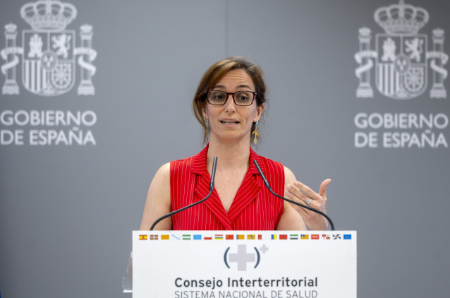 La ministra de Sanidad, Mónica García.