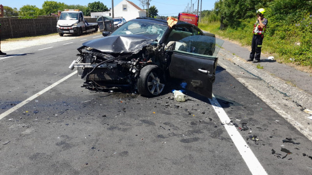 Accidente en Ribeira