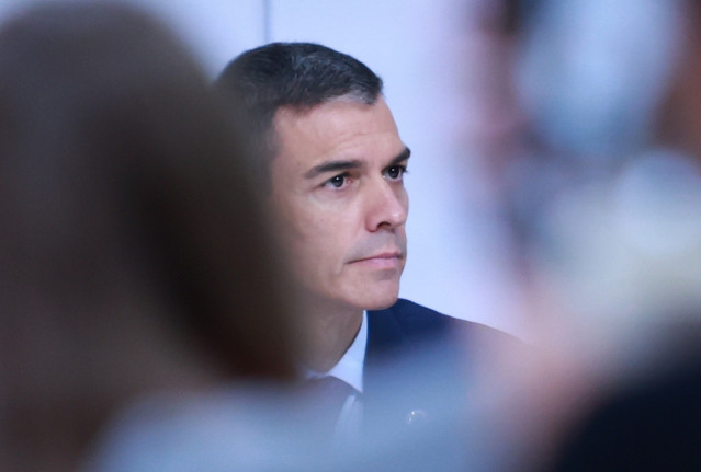 El presidente del Gobierno, Pedro Sánchez, participa en una mesa redonda en la Cumbre de la ONU. A 02 de julio de 2025, en Sevilla (Andalucía, España).