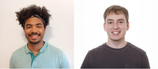 Gael Alberto Quintela (Vigo - 1999) y Álvaro Martos Suero (Mairena del Alcor, Sevilla - 1999), estudiantes de esta titulación que se imparte en la Escuela Politécnica de Ingeniería de Ferrol (EPEF) de la UDC.