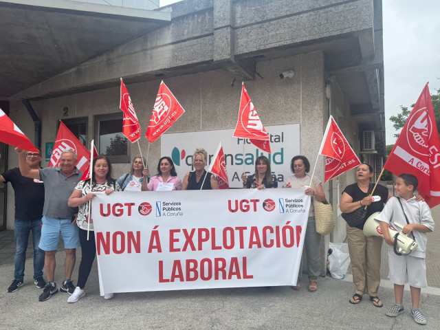 Una de las movilizaciones realizada en las últimas semanas por la plantilla del servicio para denunciar su situación