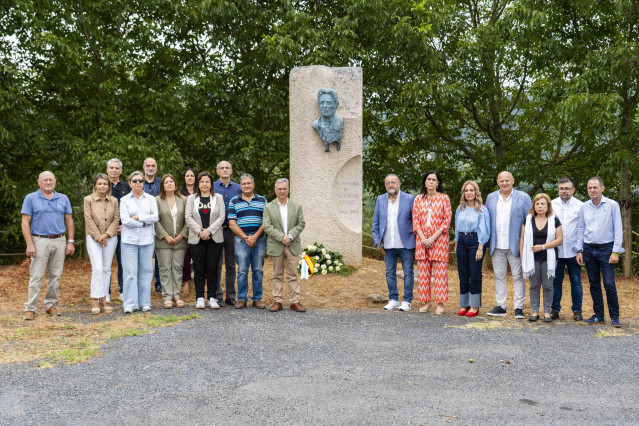 Homenaje a Miguel Ángel Blanco en A Merca (Ourense).