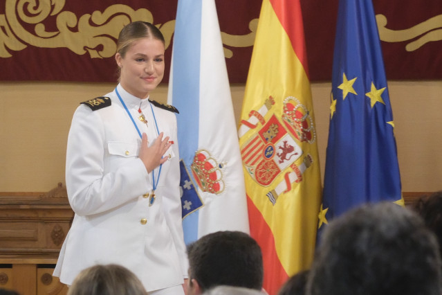 Entrega de la Medalla de Galicia a la princesa Leonor