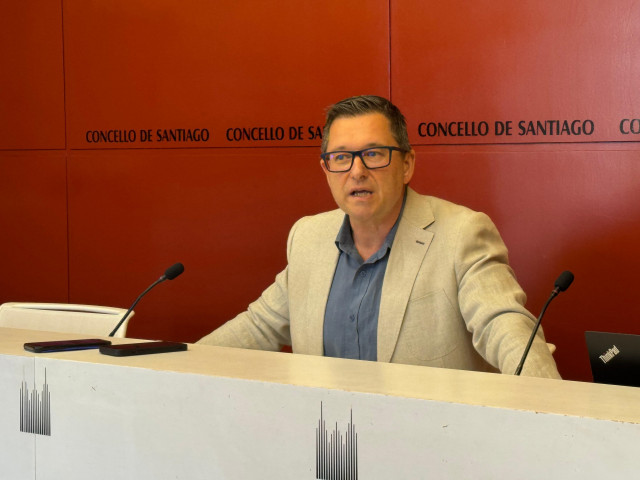 El concejal del Partido Popular de Santiago, José Ramón de la Fuente