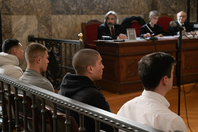Archivo - Los acusado durante la vista de apelación, en el Tribunal Superior de Xustiza de Galicia, a 28 de abril de 2025, en A Coruña, Galicia (España).