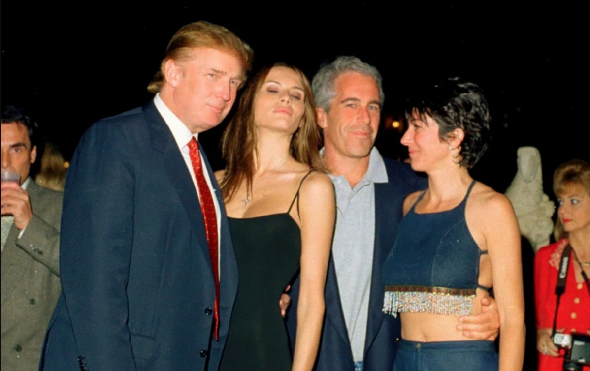Trump y Espstein en una fiesta