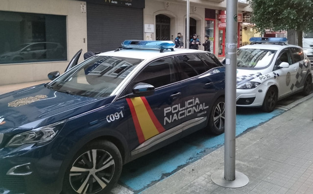 Archivo - Policía Nacional en Pontevedra.