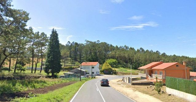 Obras de la DP-2302, en Dumbría