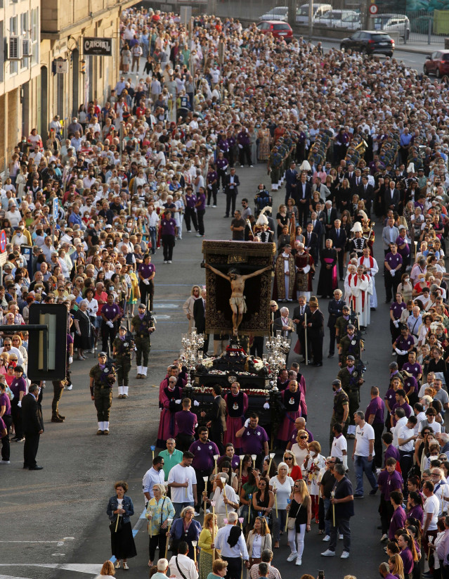 Archivo - Procesión del Cristo de la Victoria de Vigo.