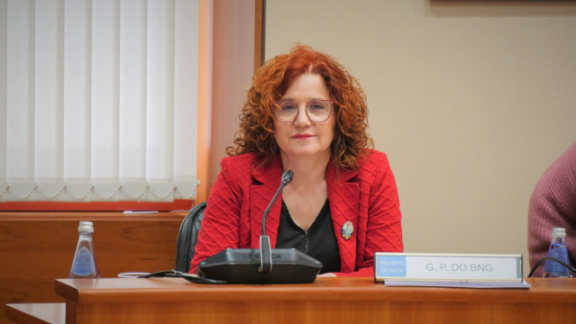 Archivo - La diputada del BNG Montse Prado.