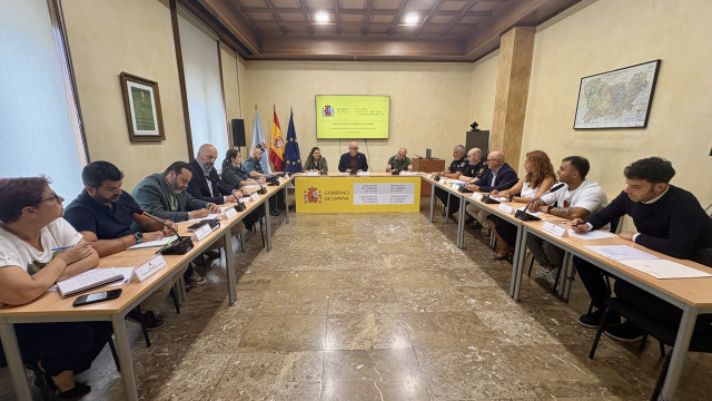 Reunión de coordinación en la Subdelegación del Gobierno en Ourense para tratar el control de entrada de uva foránea en la provincia