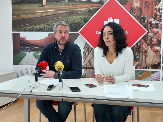 Archivo - Rueda de prensa tras la junta de gobieron del AYuntamiento de Lugo.