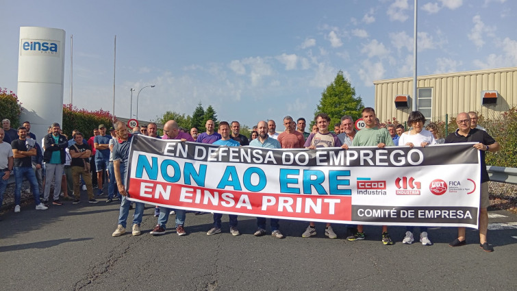 A Einsa Print le saldrá caro el ERE en su planta de As Pontes, que impugna la CIG por 