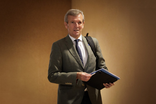 El presidente de la Xunta, Alfonso Rueda, tras el Consello de la Xunta