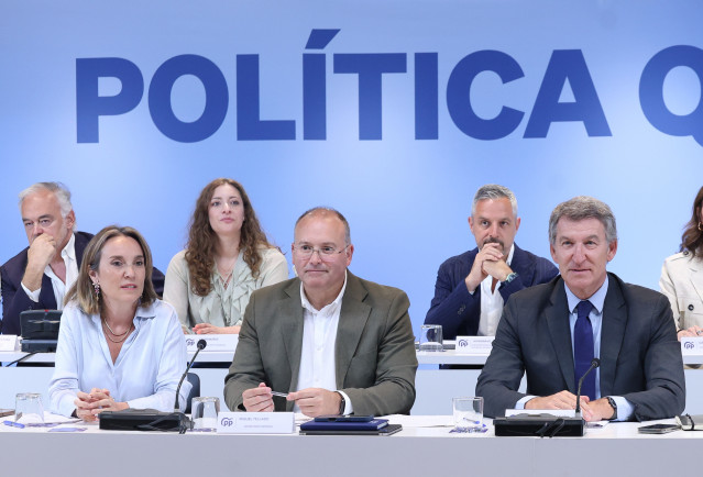 Reunión del Comité Ejecutivo Nacional del partido, a 28 de julio de 2025, en Madrid (España).